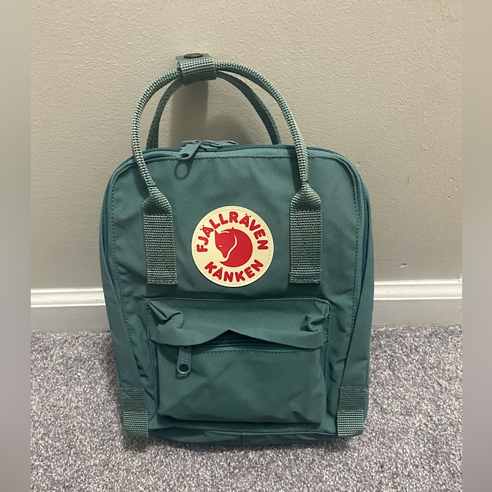 Fjallraven Kanken mini backpack teal